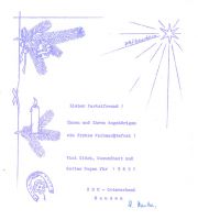 1969 Weihnachtsgruß